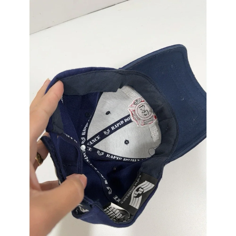 Fire Department - Navy‎ Blue - Deluxe low Profile Baseball Cap